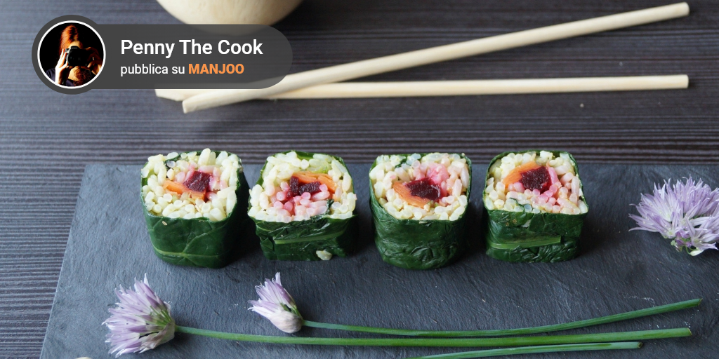 Ricetta Vegan sushi rolls - Manjoo