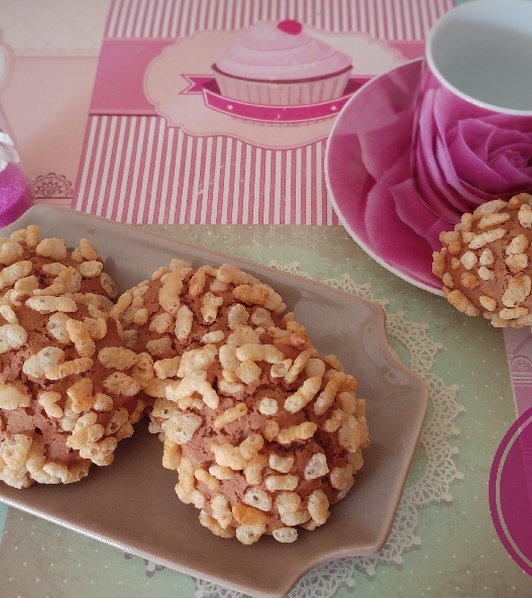 Barrette di riso soffiato e cioccolato - Basilico Secco