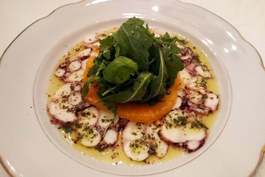 Ricetta carpaccio di polpo