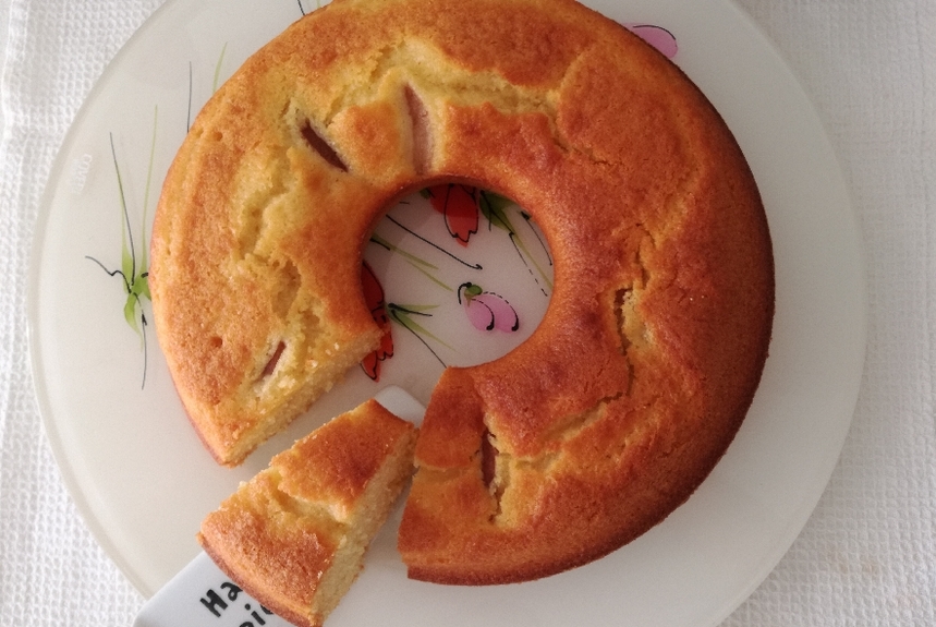 Torta allo yogurt con pere e cioccolato per bimby TM6 TM5 TM31 