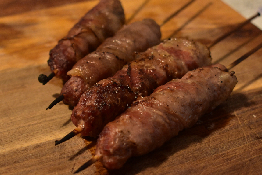 Arrosticini di carne macinata e guanciale - Manjoo