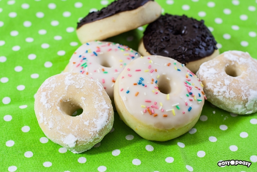 DONUTS al FORNO VEGAN SENZA GLUTINE