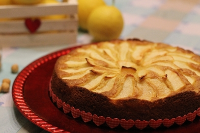 Torta di mele alle nocciole