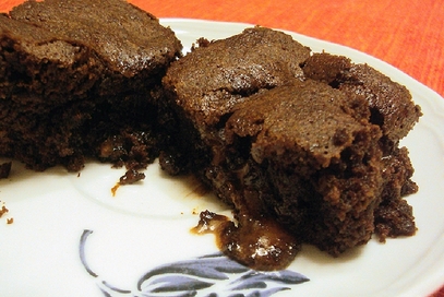 Brownies al ciocolato di caramelo