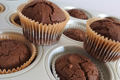Muffin vegano al cioccolato