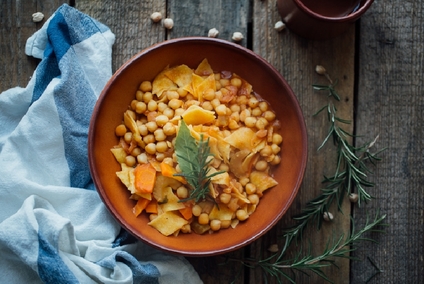 Spatzle panna, speck con Gratella Fantasia Dispozitiv Galuste Rotund  CombiPlus Spätzleria Tupperware 